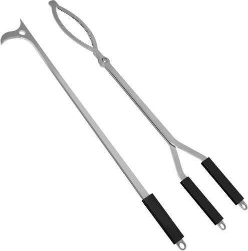 Fire tongs pit tools - 40",