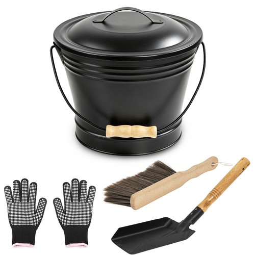 Ash bucket with - ash, &