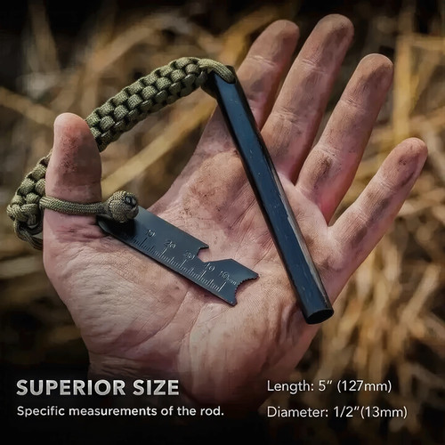 Huge ferro rod - huge, fire