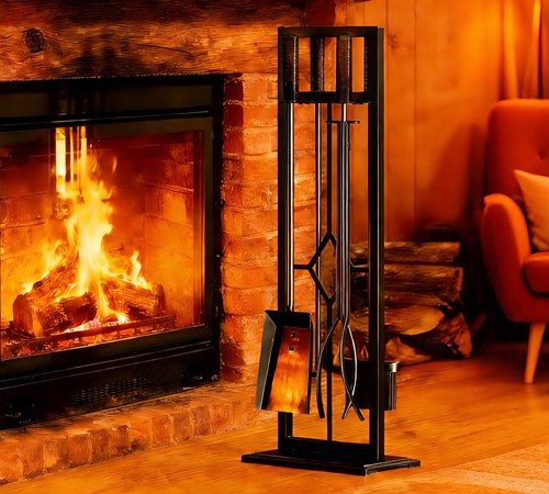 Fire beauty 5pcs wrought - beauty, iron