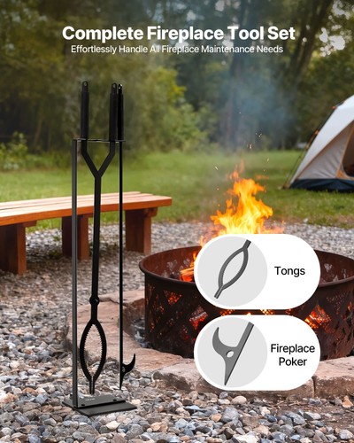 Fireplace tool set - fireplace, pcs