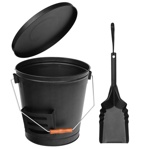 Gal metal ash bucket - gal,