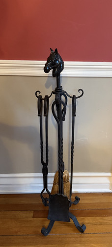 Vintage wrought iron hammered - vintage,