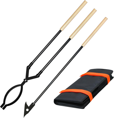 Inch detachable fire tongs - 42,